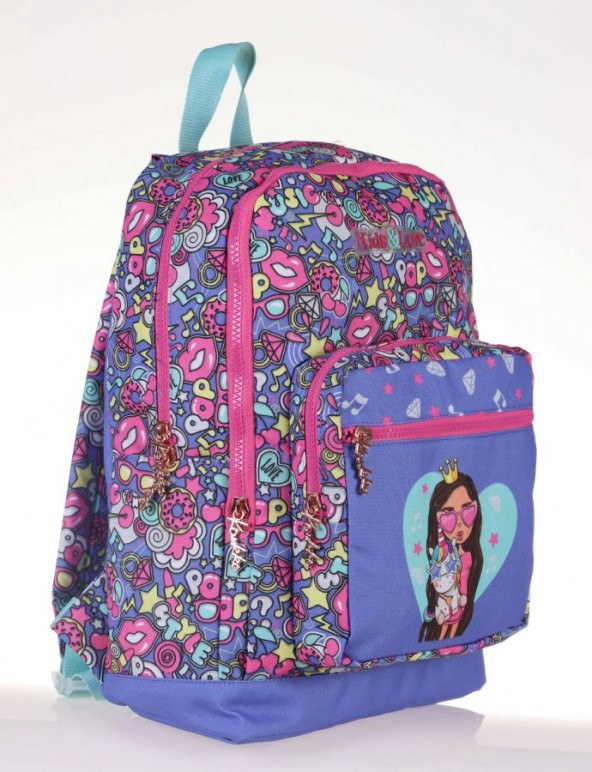 Kaukko Kids&Love Mor Unicorn Girl İlkokul Sırt Çantası - Kız Çocuk - 2