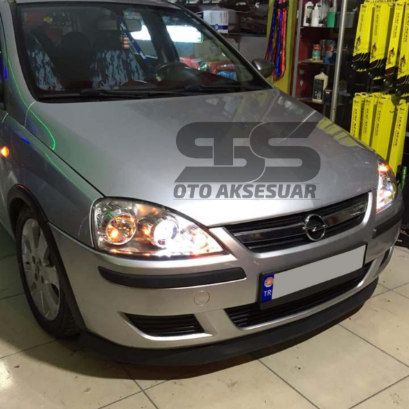 Sts Oto Aksesuar Opel Corsa C Lip Üniversal 2 Parça Astra H Tipi Esnek Tampon eki - 6