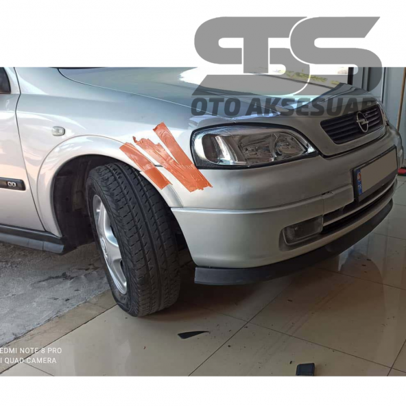 Sts Oto Aksesuar Opel Astra G Lip Üniversal 2 Parça Astra H Tipi Esnek Tampon eki - 3