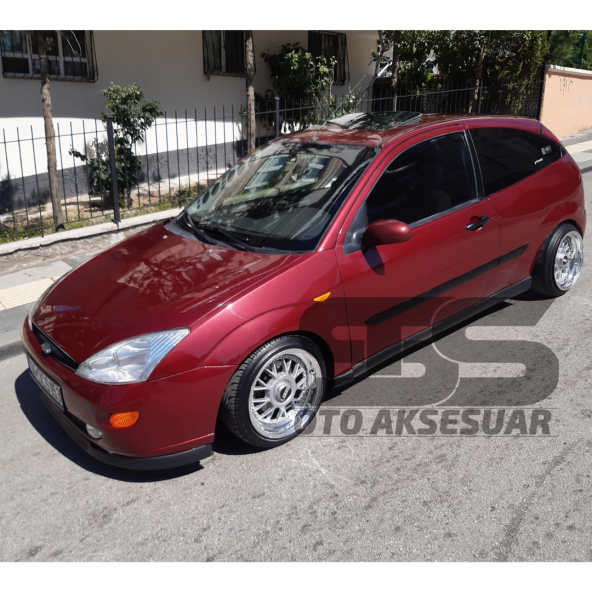 Sts Oto Aksesuar Ford Focus 1 Lip Üniversal 2 Parça Astra H Tipi Kırılmaz Tampon eki - 3