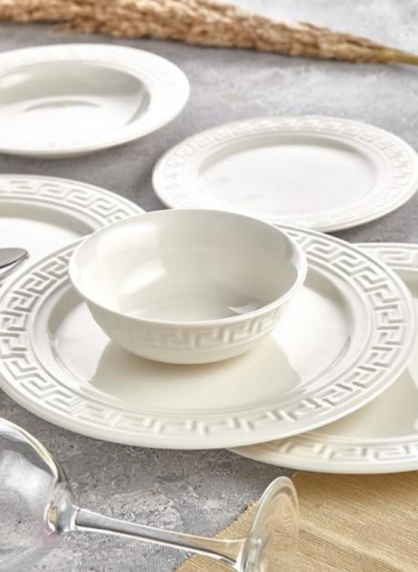 Cooker CKR4003 Göbeklitepe Serisi 24 Parça 6 Kişilik Yemek Takımı - 2