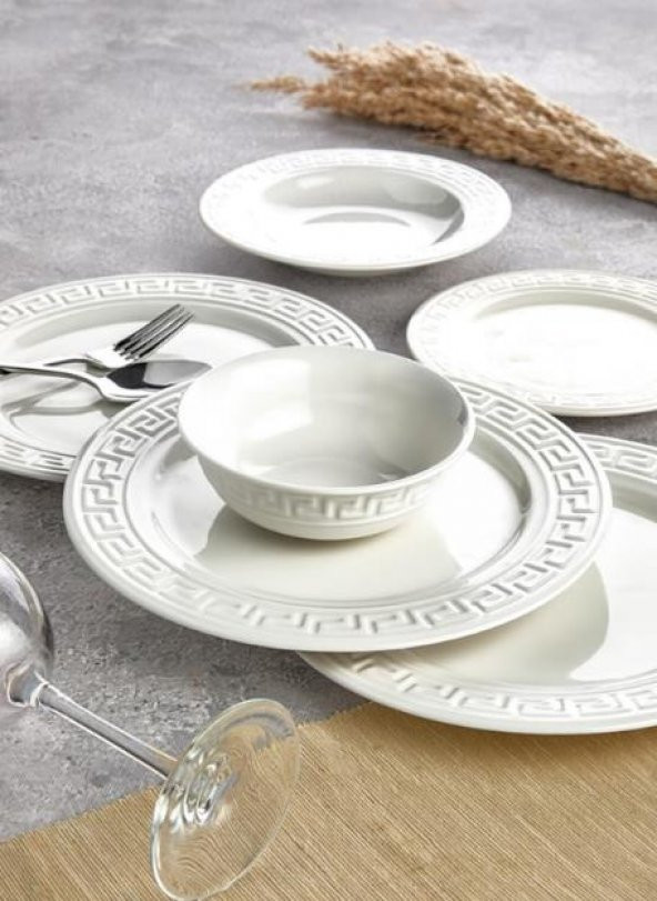 Cooker CKR4003 Göbeklitepe Serisi 24 Parça 6 Kişilik Yemek Takımı - 3