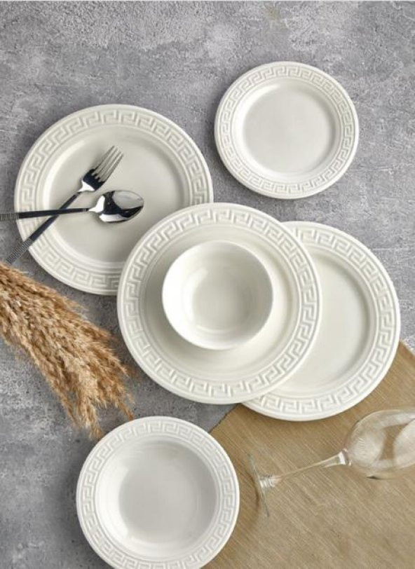 Cooker CKR4003 Göbeklitepe Serisi 24 Parça 6 Kişilik Yemek Takımı - 4