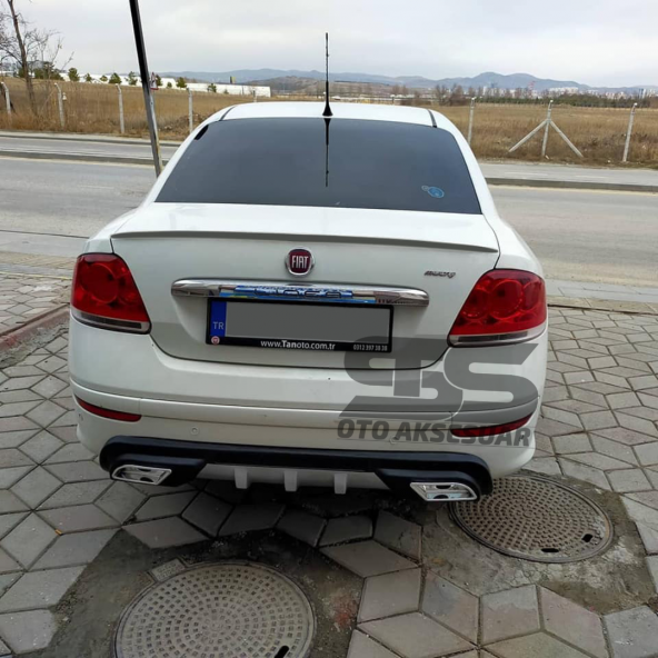 Fiat Linea Bagaj Üstü Spoiler Bagaj Çıtası Beyaz - 2