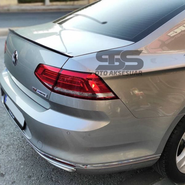 Sts Oto Aksesuar Volkswagen Passat B7 Bagaj Üstü Black Piano Spoiler - 2