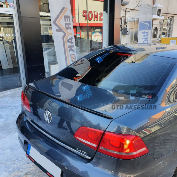 Sts Oto Aksesuar Volkswagen Passat B7 Bagaj Üstü Black Piano Spoiler - 5