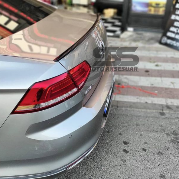 Sts Oto Aksesuar Volkswagen Passat B7 Bagaj Üstü Black Piano Spoiler - 7