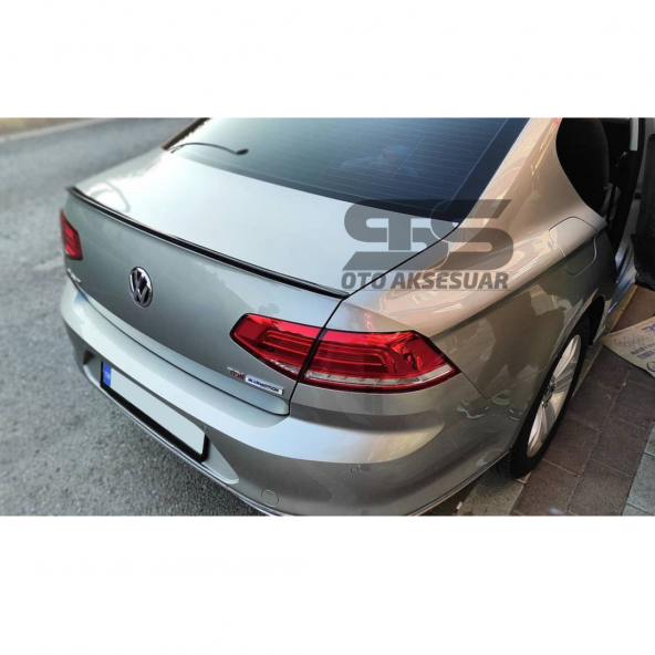 Sts Oto Aksesuar Volkswagen Passat B7 Bagaj Üstü Black Piano Spoiler - 8