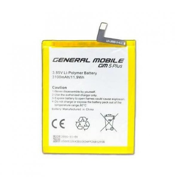 General Mobile Discovery Gm5 Plus Batarya Pil