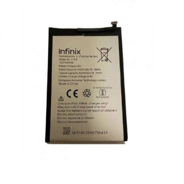 Kdr infinix Hot 10 Batarya Pil