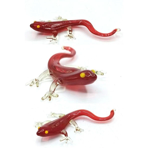 Murano Cam Geko El Yapımı Gecko No.10 - Resim 3