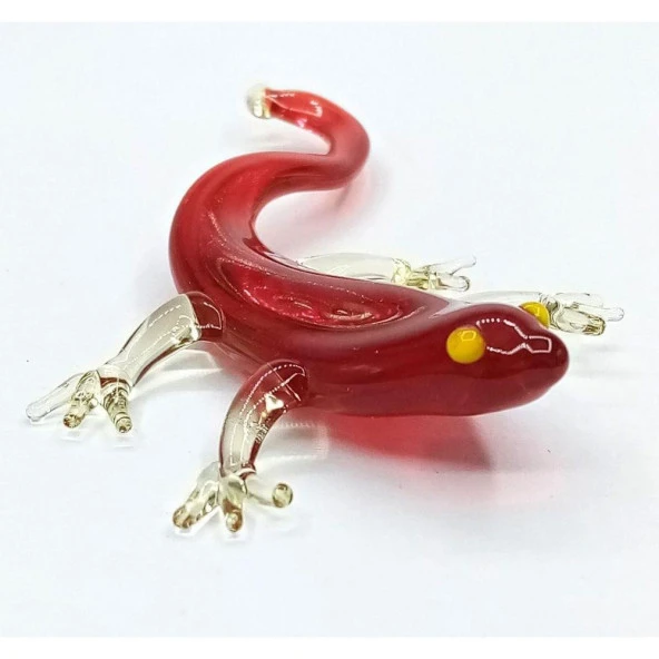 Murano Cam Geko El Yapımı Gecko No.10 - Resim 4