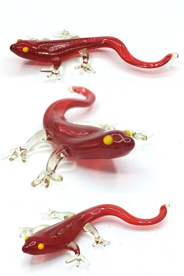 Murano Cam Geko El Yapımı Gecko No.10 - Resim 9
