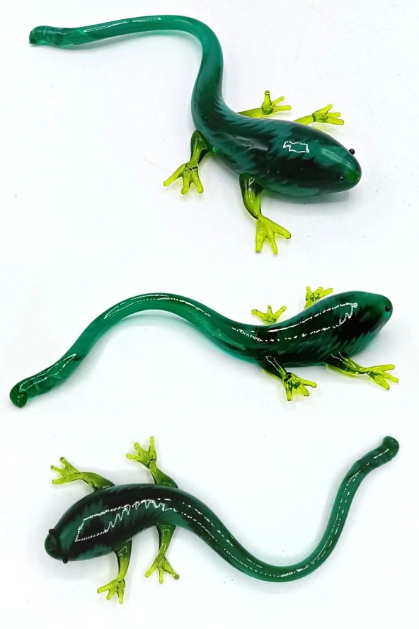 Murano Cam Geko El Yapımı Gecko No.11 - Resim 8