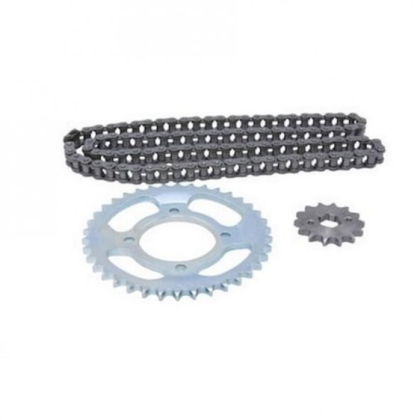 MG125 PRİNCE SPORT SÜPERBOY  ZİNCİR DİŞLİ SETİ 36T-15T-110 L