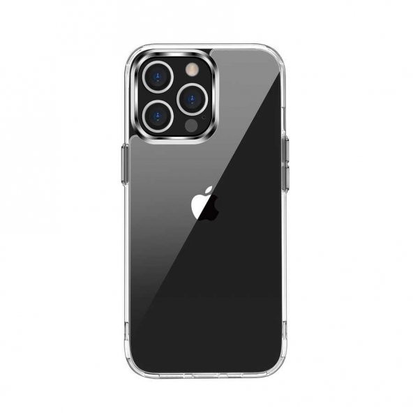 Vendas iPhone 14 Pro Uyumlu (14 Pro) First Serisi Sgs Darbe Lisanslı Şeffaf Kılıf + 5D Cam Ekran Koruyucu