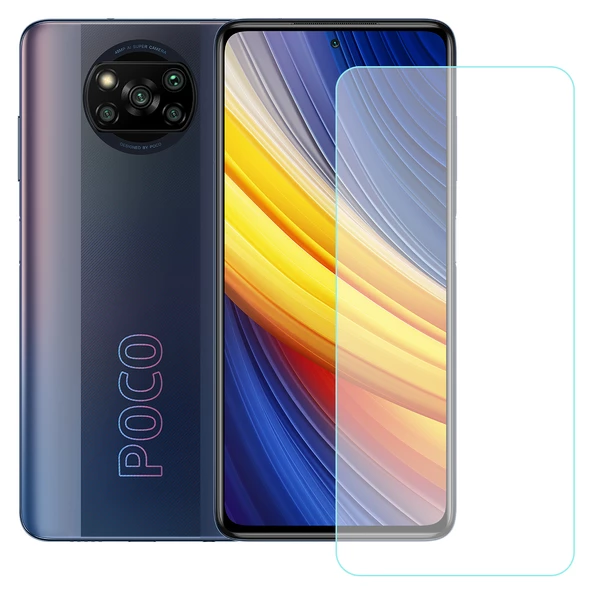 NoTech Xiaomi Poco X3 Pro Temperli Cam Ekran Koruyucu