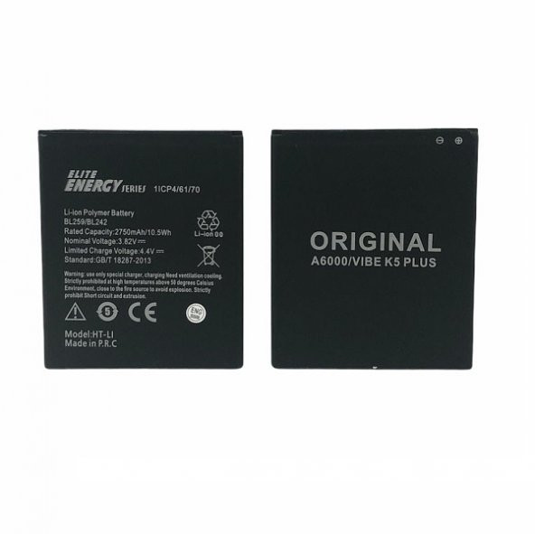 Kdr Elite Lenovo Moto G4 Play XT1602 09 BL259 BL242 Batarya Pil - 1