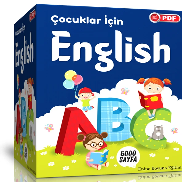 Çocuklar İçin İngilizce Eğitim Seti (6000 Sayfa PDF + Onlarca Saat Görüntülü Anlatım + Sesli Hikayeler) - 1