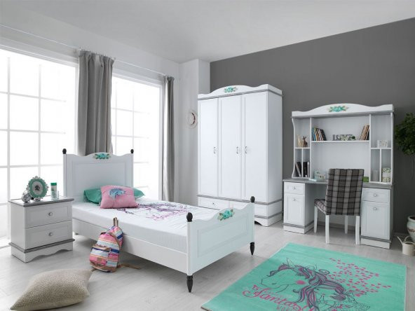 Rengarenk Angel 120X200 Karyola K1 - Resim 2