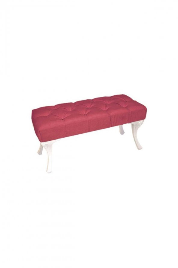 Ünüvar Konsept Puf & Benç 45*90-Pls Ayak Silenebilir Kumaş Pembe