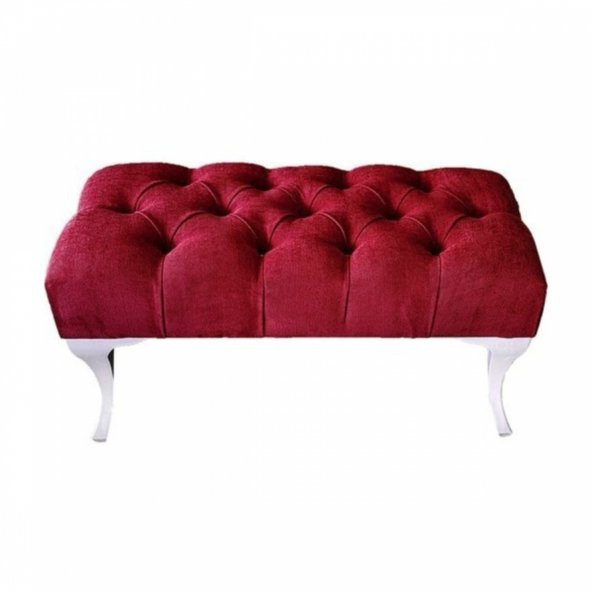 Ünüvar Konsept Puf & Benç 45*90-Pls Ayak Silenebilir Kumaş Bordo