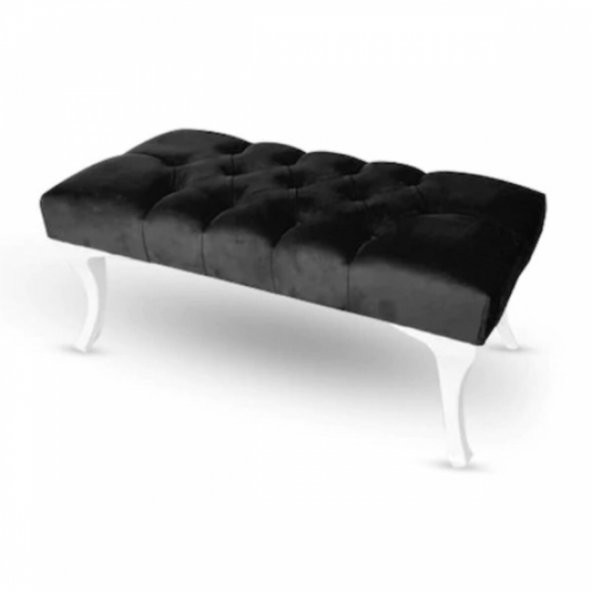 Bensimo Puf & Benç 45*90-Pls Ayak Silenebilir Kumaş Siyah K1