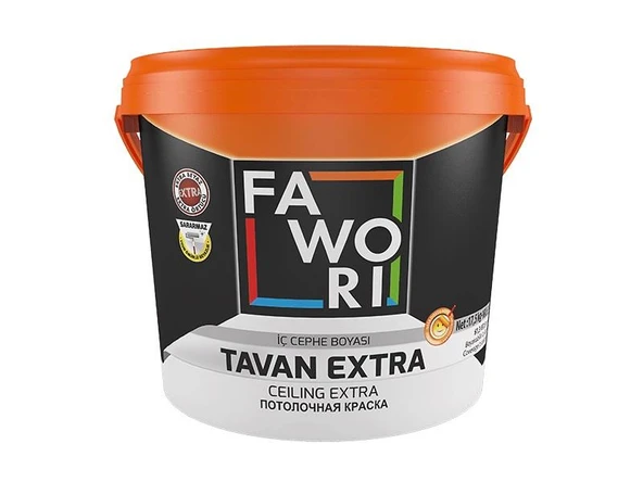 Fawori Extra Tavan Boyası Antibakteriyel 17.5 Kg Beyaz
