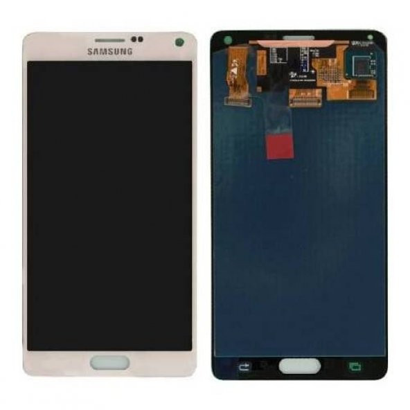 KDR Samsung Galaxy Note 4 ( SM-N910C ) Servis Orjinali Lcd Dokunmatik Ekran Gold