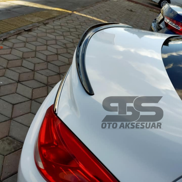 Sts Oto Aksesuar Opel Insignia Bagaj Üstü Spoiler Bagaj Çıtası Piano Black - 2