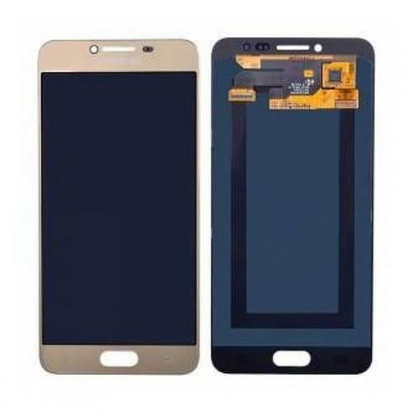 KDR Samsung Galaxy C5 ( SM - C5000 ) Orjinal Servisi Lcd + Dokunmatik Ekran Gold