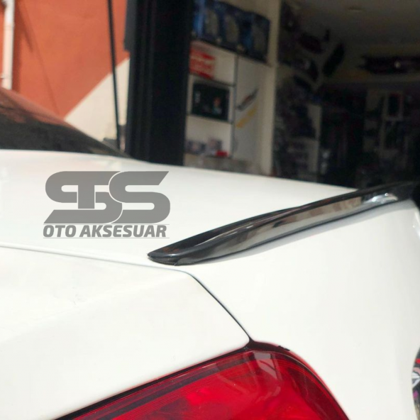 Sts Oto Aksesuar Fiat Linea Bagaj Üstü Spoiler Bagaj Çıtası Piano Black - 2