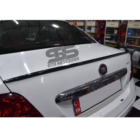 Sts Oto Aksesuar Fiat Linea Bagaj Üstü Spoiler Bagaj Çıtası Piano Black - 10