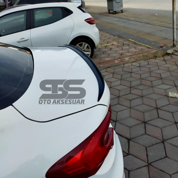 Sts Oto Aksesuar Fiat Egea Bagaj Üstü Slim Spoiler Parlak Siyah - 3