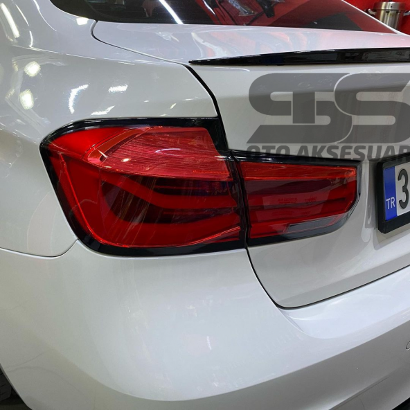Sts Oto Aksesuar Bmw F30 318 320 325 330 Bagaj Üstü Spoiler Piano Black - 4
