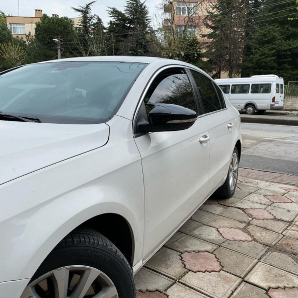Sts Oto Aksesuar  Passat B7 Batman Yarasa Ayna Kapağı Piano Black Abs Plastik