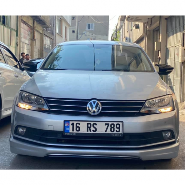 Sts Oto Aksesuar  Jetta Mk6 2011 Sonrası Batman Yarasa Ayna Kapağı Piano Black Abs Plastik - 3