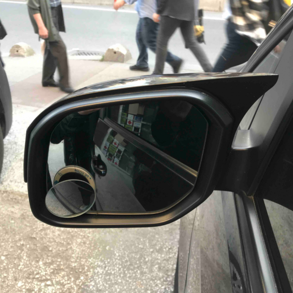 Sts Oto Aksesuar  Caddy Uyumlu Mk3 2015-2020 Batman Yarasa Ayna Kapağı Piano Black Abs Plastik