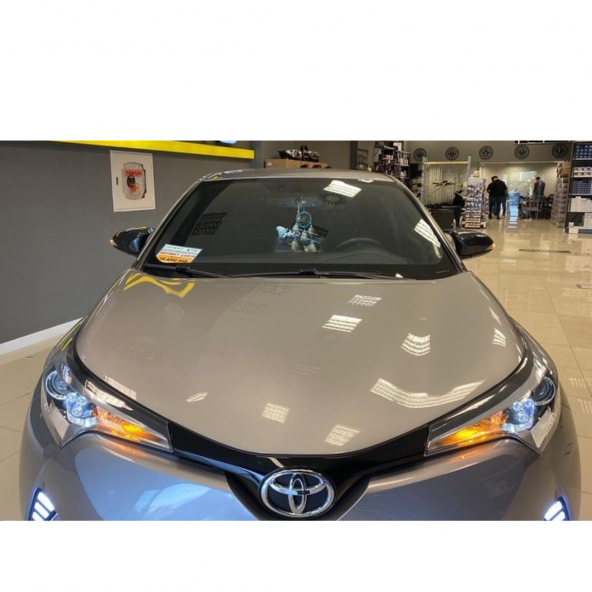 Sts Oto Aksesuar Toyota Yaris 2012-2015 Batman Yarasa Ayna Kapağı Piano Black Abs Plastik BATMAN - 6