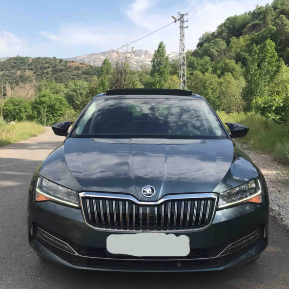 Sts Oto Aksesuar Skoda Superb Mk3 2015-2021 Batman Yarasa Ayna Kapağı Piano Black Abs Plastik