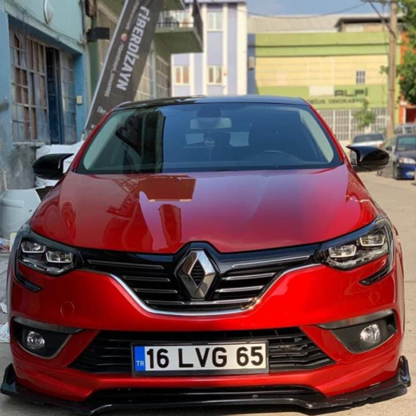 Sts Oto Aksesuar Renault Megane 4 Batman Yarasa Ayna Kapağı Piano Black Abs Plastik