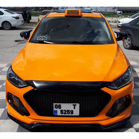Sts Oto Aksesuar Hyundai Elantra Uyumlu Sinyalsiz 2016-2018 Batman Yarasa Ayna Kapağı Piano Black Abs Plastik - 4