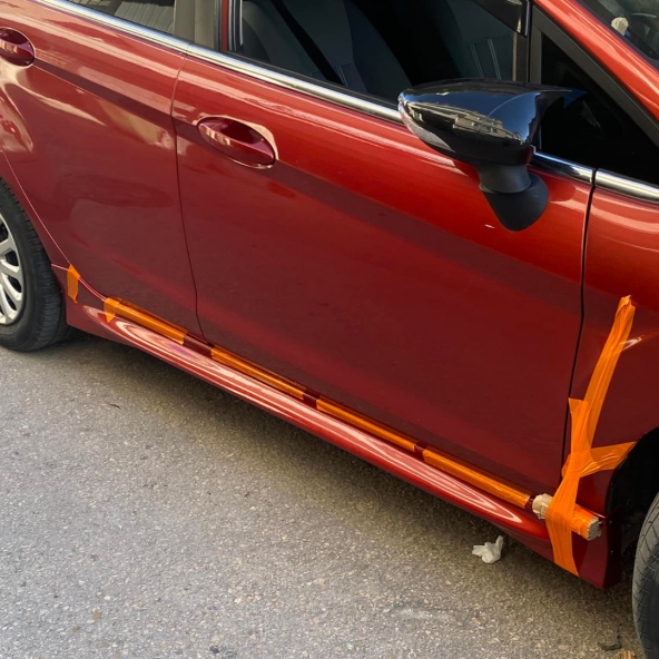 Sts Oto Aksesuar Ford Fiesta 2008-2017 Batman Yarasa Ayna Kapağı Piano Black Abs Plastik - 6