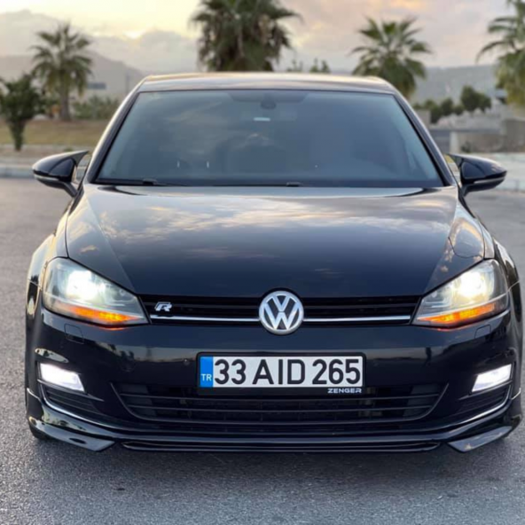 Sts Oto Aksesuar Golf 7 7.5 Batman Yarasa Ayna Kapağı Piano Black Abs Plastik