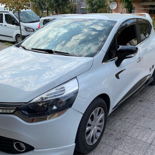 Sts Oto Aksesuar Renault Clio 4 Batman Yarasa Ayna Kapağı Piano Black Abs Plastik - 10