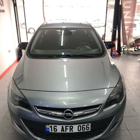 Sts Oto Aksesuar Opel Astra J Batman Yarasa Ayna Kapağı Piano Black Abs Plastik - 2
