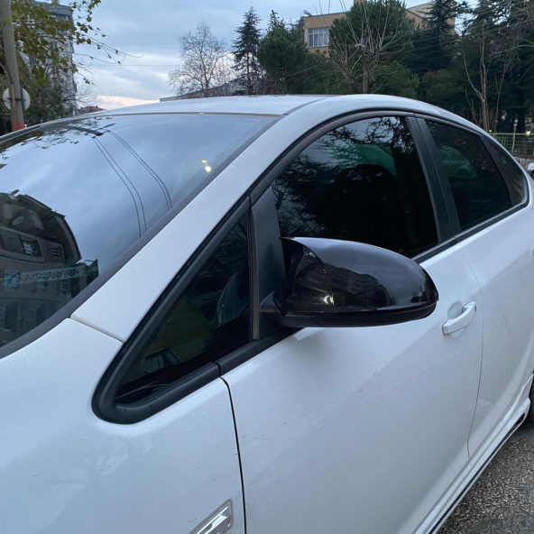 Sts Oto Aksesuar Opel Astra J Batman Yarasa Ayna Kapağı Piano Black Abs Plastik - 3