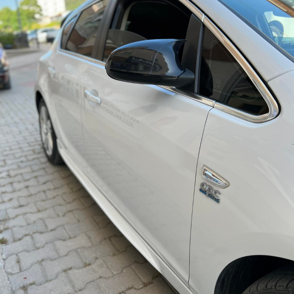 Sts Oto Aksesuar Opel Astra J Batman Yarasa Ayna Kapağı Piano Black Abs Plastik - 8