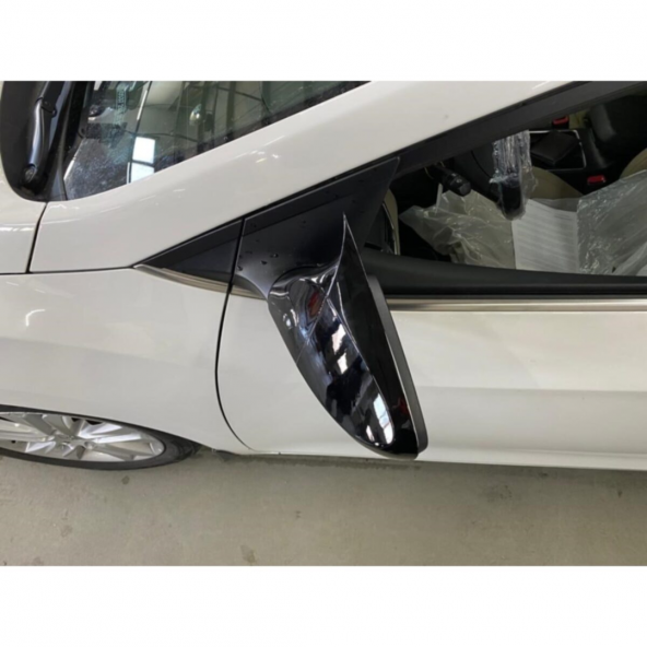 Sts Oto Aksesuar Hyundai I30 2012-2017 Batman Yarasa Ayna Kapağı Piano Black Abs Plastik - 4