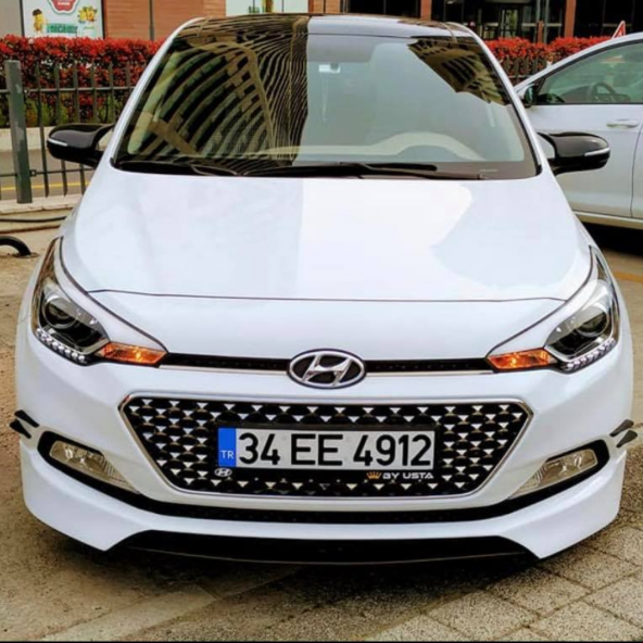 Sts Oto Aksesuar Hyundai I20 2014 Sonrası Sinyalli Batman Yarasa Ayna Kapağı Piano Black Abs Plastik